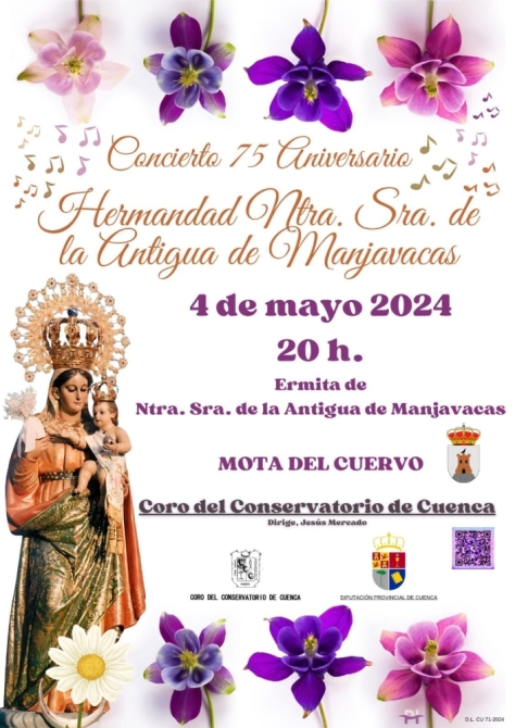 Concierto 75 aniversario Hermandad Ntra. Sra. de la Antigua de Manjavacas
